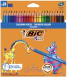 BIC Creioane colorate BIC Kids Evolution, 24 culori/set