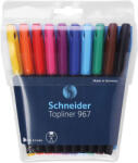 Schneider Liner 0.4 mm, SCHNEIDER Topliner 967, 10 culori/set