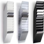 DURABLE Suport de perete pentru documente, 12xA4 portrait, DURABLE Flexiboxx 12 negru Dulap arhivare