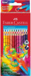 Faber-Castell Creioane colorate triunghiulare, 24 buc/set FABER-CASTELL FC116544
