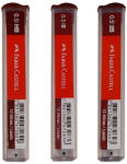 Faber-Castell Mine creion mecanic polymer 0.5 mm, 12 buc/set, FABER-CASTELL 2B