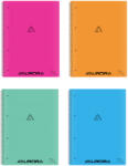 Aurora Caiet cu spirala A4 coperta plastic 80 file AURORA College matematica