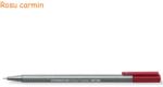STAEDTLER Liner 0.3 mm, culori clasice, STAEDTLER Triplus rosu carmin