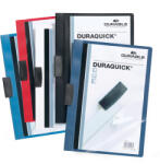 DURABLE Dosar plastic A4 cu clema pivotanta pentru 20 coli, DURABLE DuraQuick negru