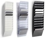 DURABLE Suport de perete pentru documente, 12xA4 landscape, DURABLE Flexiboxx 12 negru Dulap arhivare
