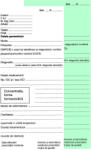  Reteta medicala pentru antibiotice, autocopiativa, 1/3 A4, 2 exemplare, 100 file/set