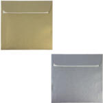 DACO Plic color sidefat pentru felicitari 160 x 160 mm, 25 buc/set, DACO auriu