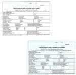  Fisa de anuntare a sosirii si plecarii turistilor, autocopiativa, A5, 2 exemplare, 100 file/carnet