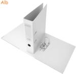 ACCENTA Biblioraft A4 plastifiat interior-exterior PP, 7.5 cm, ACCENTA alb