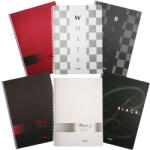 NOTTE Caiet cu spirala A4, 100 file, dictando, 3 separatoare, NOTTE White Chess