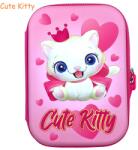 S-Cool Penar neechipat fete 3D 22.5 X 15.5 X 5.2 cm, S-COOL Cute Kitty Penar