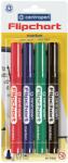 Centropen Marker flipchart CENTROPEN 8550, 4 culori/set