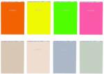  Caiet A5, 80 file, coperta din piele ecologica pastel