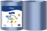 PAPERBLU Prosop hartie industriala albastra PAPERBLU Blu Color, 192 m/rola, 2 role/set