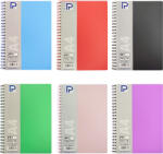PAPERLAND Caiet cu spirala A4, 100 file, coperta plastic, PAPERLAND PP500 matematica