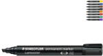 STAEDTLER Marker permanent varf tesit, STAEDTLER Lumocolor 350 negru