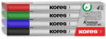 Kores Marker whiteboard KORES, 4 buc/set
