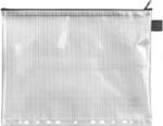 VELOFLEX Mapa din plastic A4, cu fermoar si multiperforatii, VELOFLEX Mesh