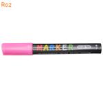 M&G Marker cu vopsea acrilica, varf rotund 2 mm, M-G roz