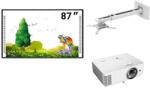  Pachet interactiv-Tabla 86" EVOBOARD IB-86RS-OP, Videoproiector Vivitek DX335-ST, Suport videoproiector PRB-11M (PAC-IB86RS-OP-DX335-ST-CT-PRB-11)