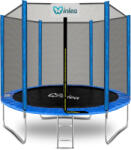 INLEA PREMIUM Jump Trambulin külső védőhálóval 250 cm - kék (IN02-0007)