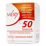 MÉRY tesztcsík vércukormérőhöz 50 db - kalmia