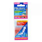 Piksters fogköztisztító kefe 4-es méret piros 10 db