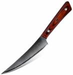 AKORA Cuțit profesional Măcelar, Damascus L HRC 60, mâner Delux Pakka (CPMDL-14PRO)