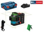 Bosch EXPERT EXLL18V-120-33CG Zöld vonallézer Hatósugár: 0 - 35 m | 1 x 4 Ah akku + töltő | L-Boxx-ban (0601065B00)