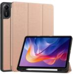 Gigapack Xiaomi Redmi Pad 2 tok álló, bőr hatású (flip, trifold, asztali tartó, ceruza tartó) rozéarany (GP-171813)