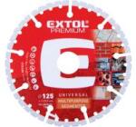 Extol Premium gyémántvágó szegmenses 125×22, 2mm (8803001) (8803001)