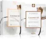FOREO Farm to Face Sheet Mask Coconut Oil tápláló gézmaszk 3x20 ml