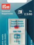 Prym Acu dublu universal finete 80 cu 2.5 mm distanta inte ace Prym (154916) - masinidecusut
