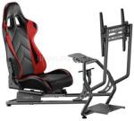 LogiLink Racing-Simulatior Cockpit monitortartóval 32 50" (fekete) (LOGILINK_EO0065) (LOGILINK_EO0065)