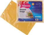  Niteola uzsonnászacskók, HDPE, 20 × 30 cm, vastagság 12 , sárga, 50 db