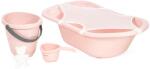 BabyJem Бебешки комплект за баня BabyJem - 5 части, Soft Pink (439)