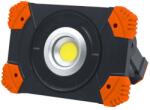 Solight LED reflektor, hordozható, tölthető, 10 W, 1000 lm, narancs-fekete (WM-10W-RE)