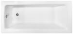 Niagara Wellness BESCO TALIA fényes fehér színű akril egyenes kád 130x70 (WAT-130-PK)