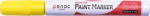 PENAC Marker cu vopsea PENAC, rezistent la temperaturi inalte, varf rotund, grosime scriere 2-4mm - galben (P-OT0140-YL)