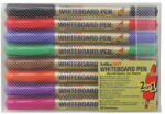 Artline Marker pentru tabla de scris ARTLINE 541T, doua capete - varfuri rotunde 0.4mm/1.0mm, 8 buc/set (EK-541T/8W)