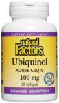 Natural Factors Ubiquinol Active CoQ10, 30 capsule, Natural Factors