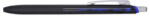 PENAC Pix PENAC X-Beam XBM-107, rubber grip, 0.7mm, clema metalica, corp negru - scriere albastra (P-BP0207-BL-03)