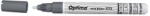 Optima Markere vopsea Optima Marker cu vopsea Optima Paint 3713, varf rotund 2.0mm, grosime scriere 1-2mm - argintiu (OP-37131221)