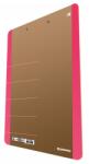 DONAU Clipboard dublu A4, carton 900gsm, colturi rotunjite, DONAU Life - margine roz (DN-2710001FSC-30)