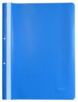 Optima Dosar plastic PP cu sina, cu gauri, grosime 120/180 microni, 10 buc/set, Optima - albastru (OP-1043-130)