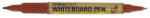 Artline Marker pentru tabla de scris ARTLINE 541T, doua capete - varfuri rotunde 0.4mm/1.0mm - maro (EK-541T-BR)