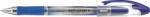 PENAC Pix PENAC Soft Glider, rubber grip, 0.7mm, varf metalic, corp transparent - scriere albastra (P-BA1904-03F)