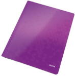 Leitz Dosar cu sina LEITZ WOW, carton laminat, FSC, A4, 250 coli, mov (L-30010062) - forit
