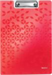 Leitz Clipboard LEITZ WOW, dublu, polyfoam, A4, 100 coli, rosu (L-41990026) - forit