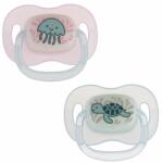 Canpol anatomic pacifiers - Love & Sea, 0-6 luni, 2 bucăți (34/908)